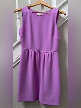 J.Crew Lavender Fit & Flare Dress Size 00 | Sleeveless Mini Spring Pastel